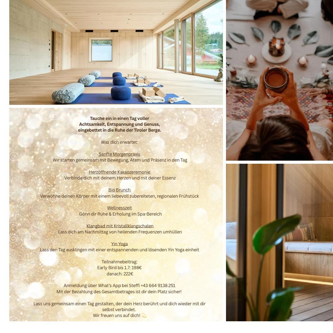 Bio Landpension Monika | Yoga Day Retreat mit Kakaozeremonie